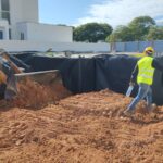 Lot 45 progress update - Waterproofing the basement walls