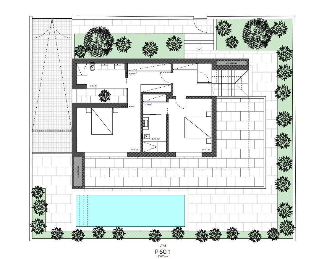 Floor plan for Lot 45 - Main floor