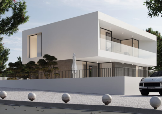 House view of Marina Residence 47 from the main road.