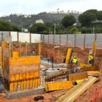 Lot 45 progress update - Creating basement wall structure