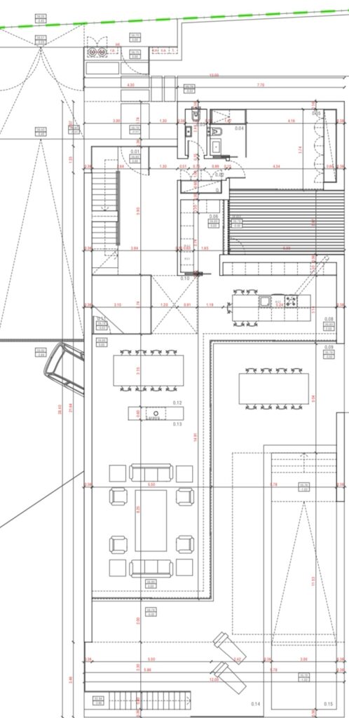 Floorplan of the main floor for Lagos 33