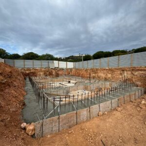 Outer foundation cement for Albufeira Marina Residence 45